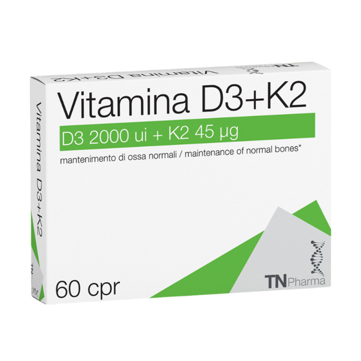 Vitamina d3 + k2 60 tbl