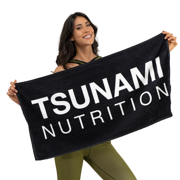 Toalla de gimnasio de microfibra Tsunami Nutrition