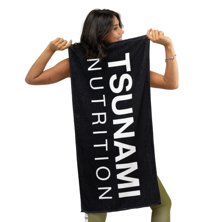 Toalla de gimnasio de microfibra Tsunami Nutrition