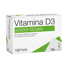 Vitamin d3 4000ui vegan 180 chewable tbls