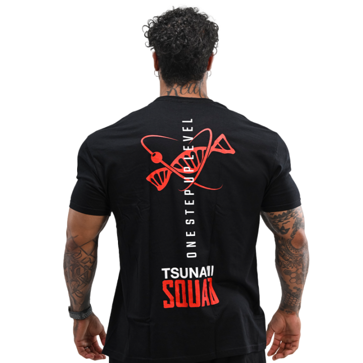 T-shirt one step up level uomo