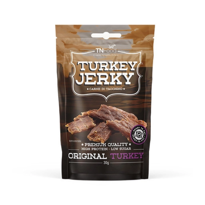 TN FOOD Turkey Jerky - Putenfleisch 30 g - Tsunami Nutrition