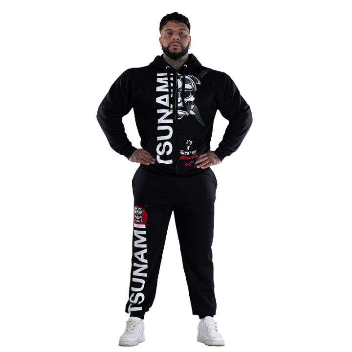 Sweat à capuche Samurai noir