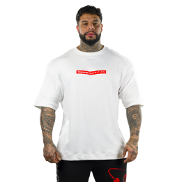 Box Logo Oversize Tsunami Men's T-shirt White