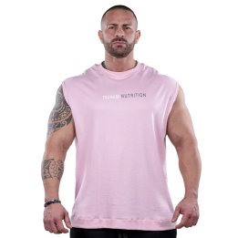 Tsunami Men's Oversize Box Logo Ärmel Rosa