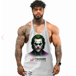 White Men's "Bad Smile" Tank Top