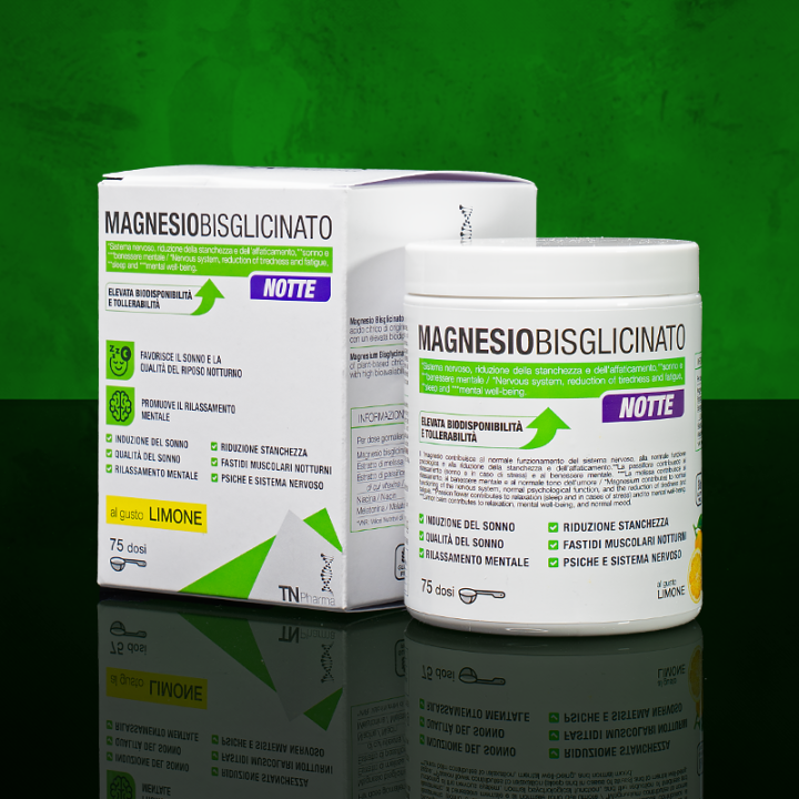 Tn Pharma Bisglicinato de Magnesio Noche 150g - Tsunami Nutrition