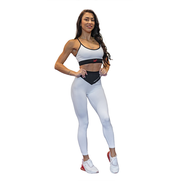 Tsunami Clothing Nahtlose Leggings für Frauen Weiß - Tsunami Nutrition