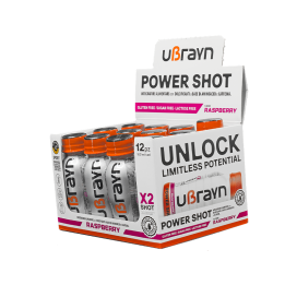 uBrayn Power Shot 100 ml- CAJA DE 12 PIEZAS