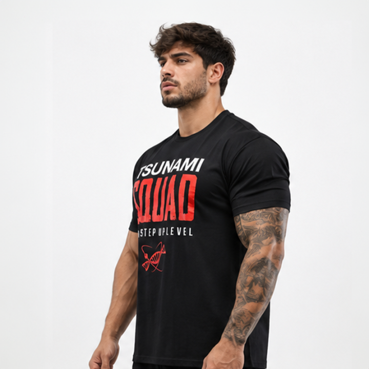 T-shirt one step up level uomo