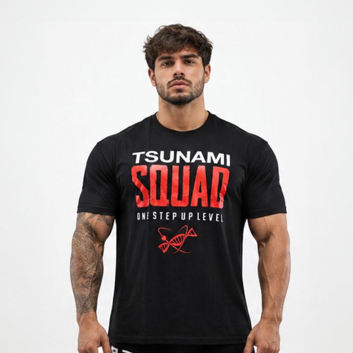 T-shirt one step up level uomo