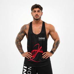Débardeur Noir Officiel Tsunami Nutrition