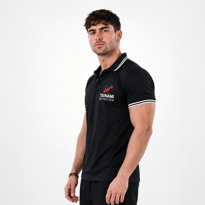 Tsunami Herren-Poloshirt aus Baumwolle