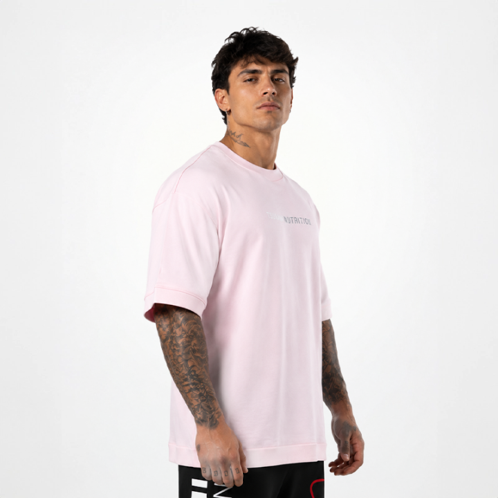 Camiseta oversize Tsunami Hombre Rosa