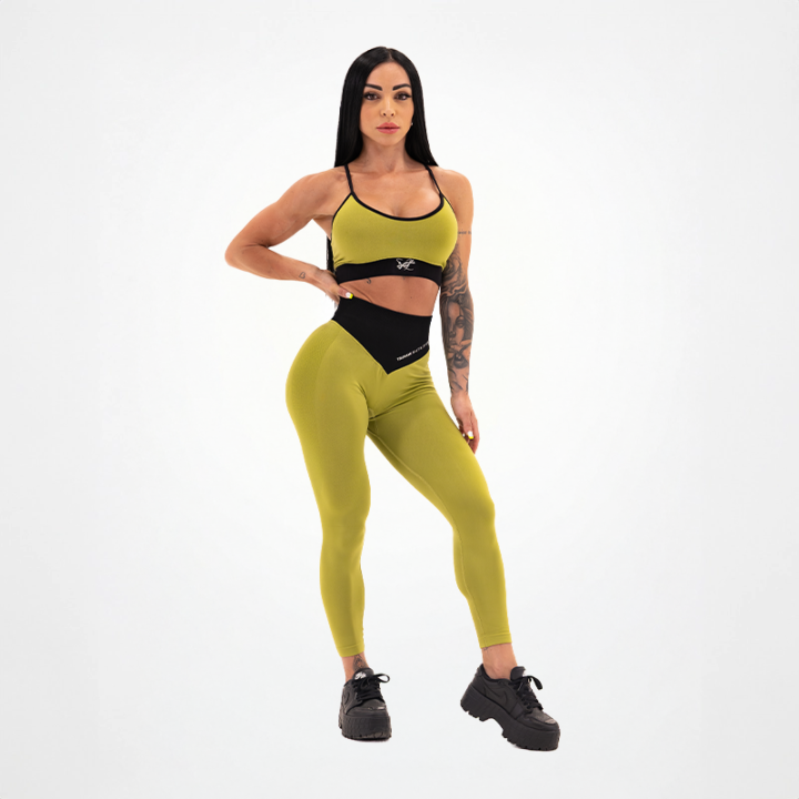 Tsunami Clothing Leggings Seamless donna rosso - Tsunami Nutrition