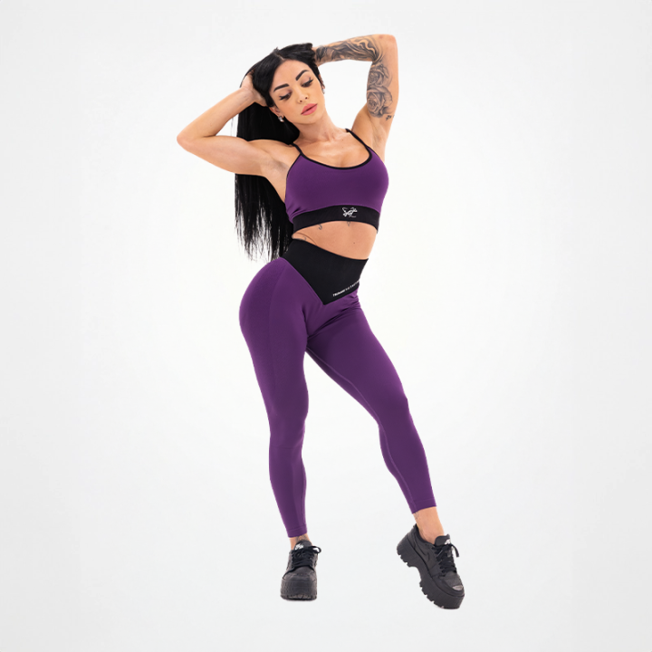 Tsunami Clothing Leggings Seamless donna rosso - Tsunami Nutrition