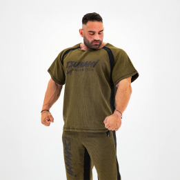 T-Shirt BB Oversize Golden Era Tsunami Verde Militare