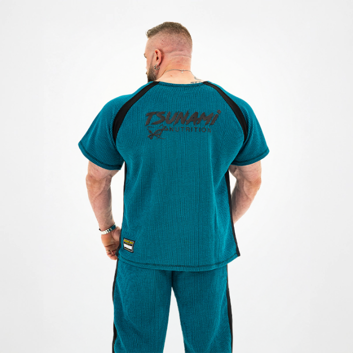 T-Shirt BB Oversize Golden Era Tsunami Verde Acqua