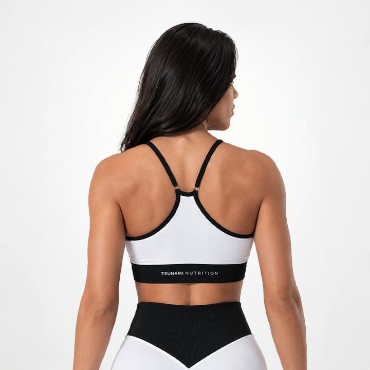 TN Clothing Top Donna Seamless Bianco - Tsunami Nutrition