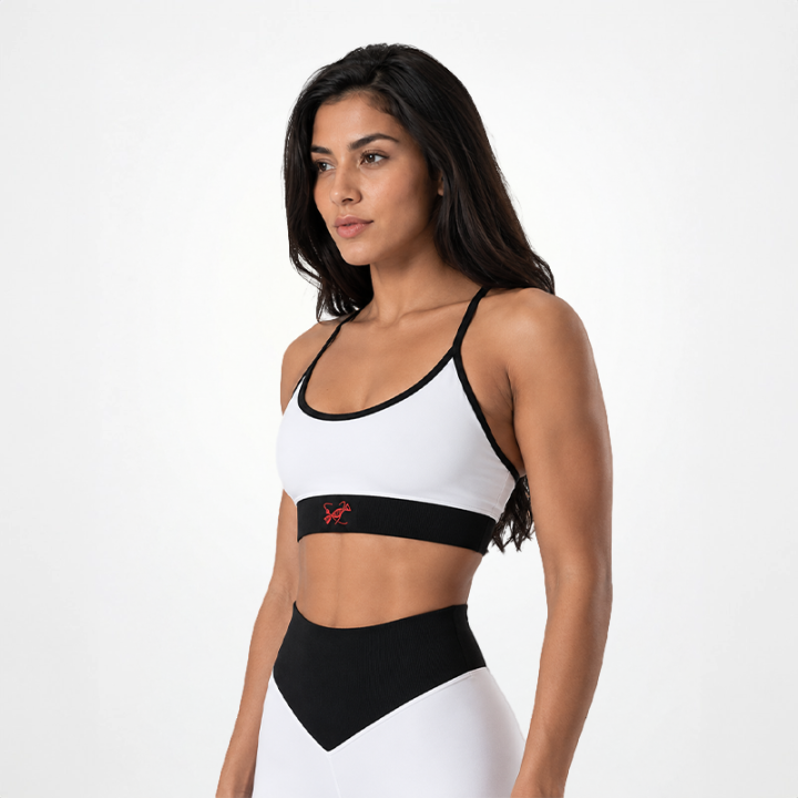 TN Clothing Top Donna Seamless Bianco - Tsunami Nutrition
