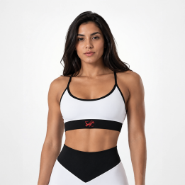 TN Clothing Top Donna Seamless Bianco - Tsunami Nutrition