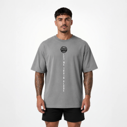 Koszulka oversize "LET ME TRAIN ALONE