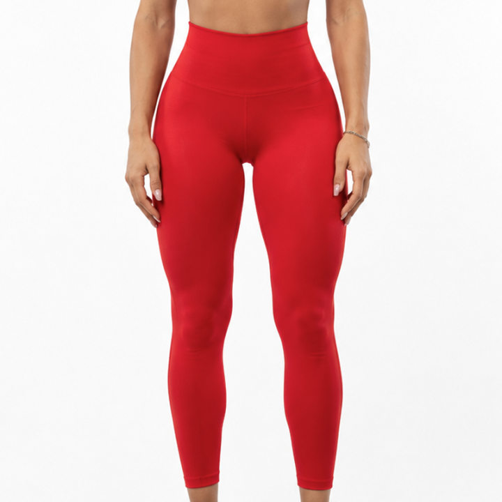Legging Rouge sans couture Femme