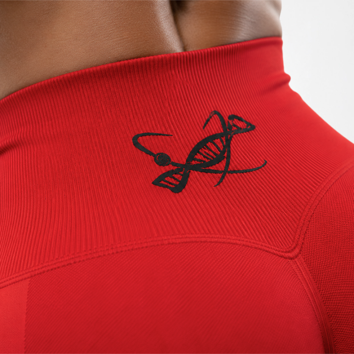 Legging Rouge sans couture Femme