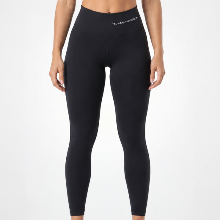 Frauen schwarz Nahtlose Leggings