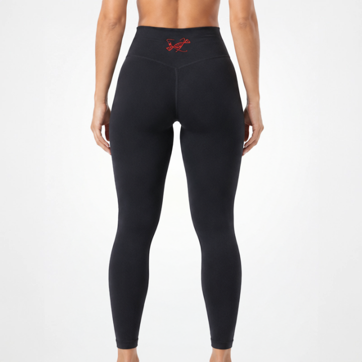Leggings Seamless donna nero