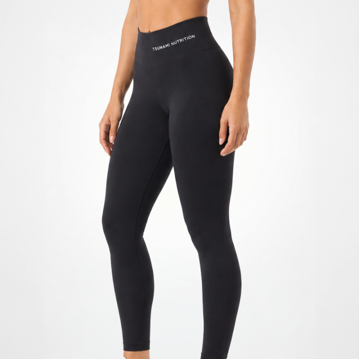 Leggings Seamless donna nero