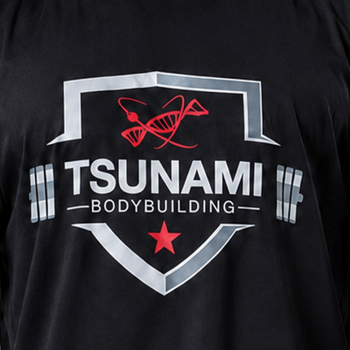 Męska koszulka oversize Tsunami Bodybuilding